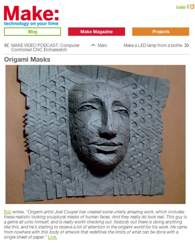 Joel Cooper makes Make