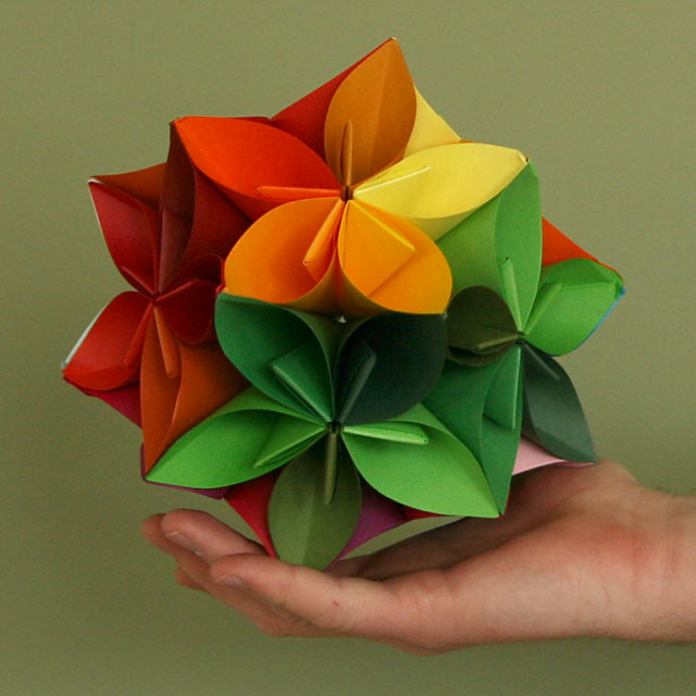 Color Wheel Kusudama