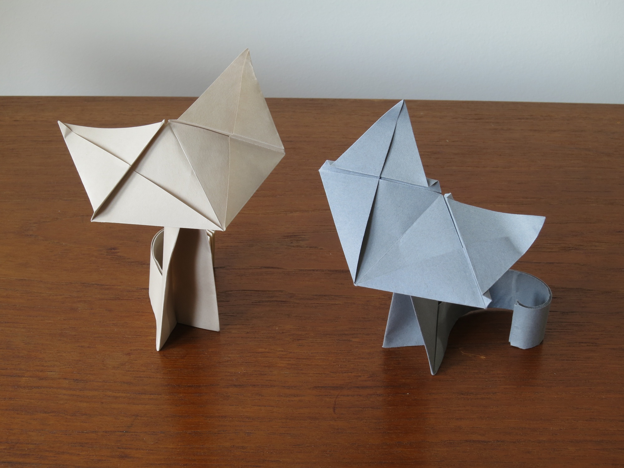 Fluffy the Cat - Origami