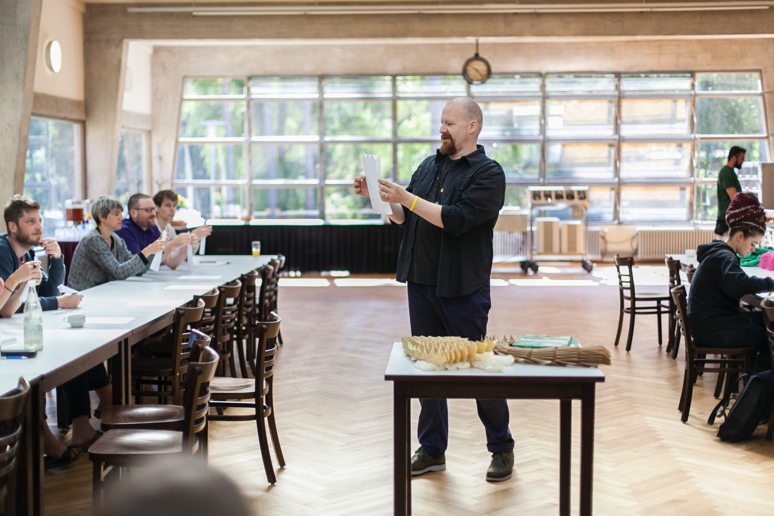 Eric instructing a Preliminary Course at the International Summer School Bernau